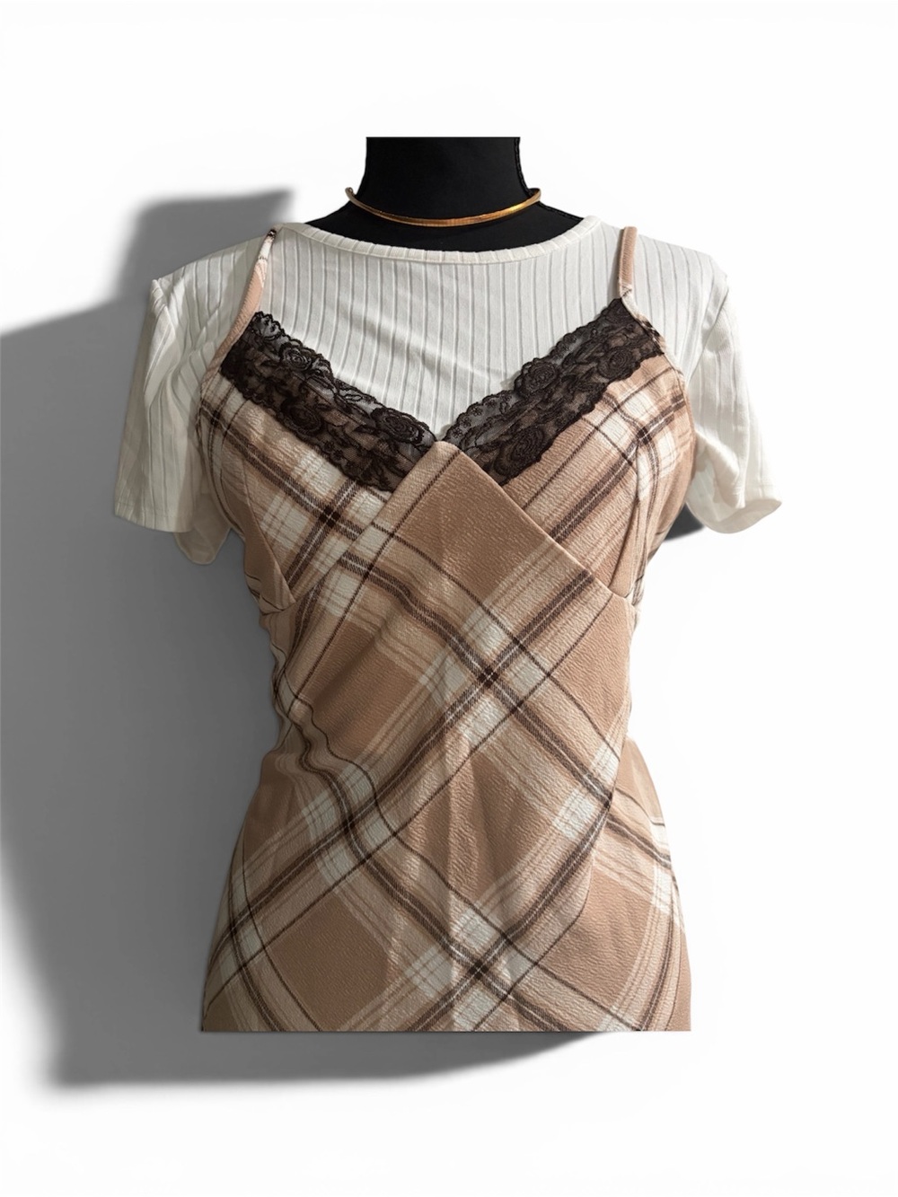 NWOT✨No Boundaries Twofer Dress & Tshirt Size L(11-13) - Picture 2 of 4